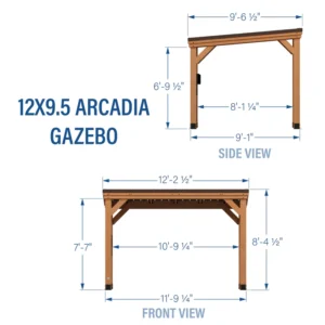 ARCADIA GAZEBO specs