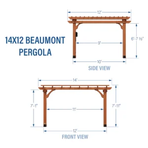 BEAUMONT PERGOLA Diagram