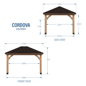 14X10 CORDOVA GAZEBO