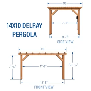 DELRAY PERGOLA Diagram