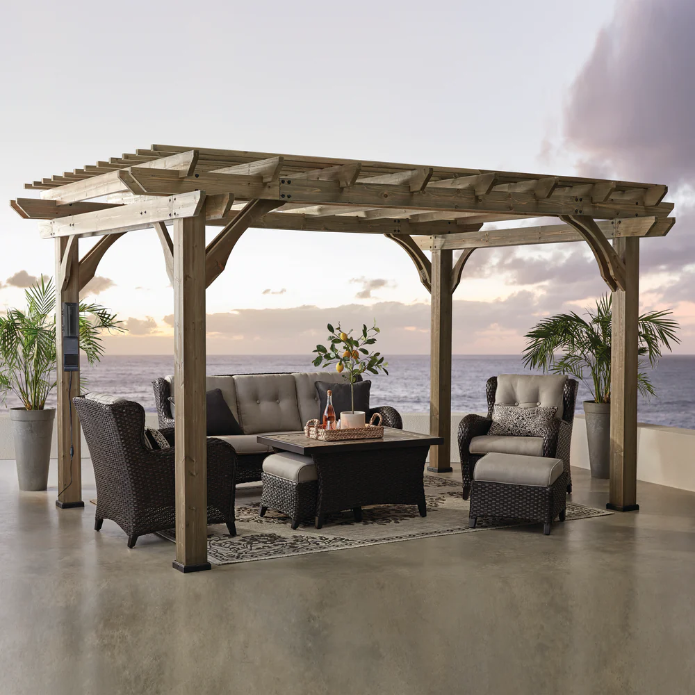 SOMERVILLE PERGOLA - BARNWOOD